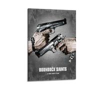 ERNGDFCV Póster decorativo de la película Braddock The Saint, lienzo decorativo para pared e impresión artística moderna para decoración de dormitorio familiar, 20 x 30 cm