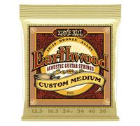 Ernie Ball Earthwood Custom Medium 80/20 Bronze, Corde per chitarra acustica, Scalatura 12.5, 56