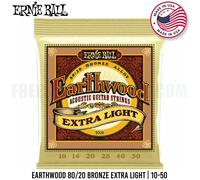 ERNIE BALL 2006 Earthwood Bronze Extra Light Corde per Chitarra Acustica | 10-50