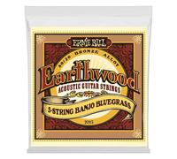 Ernie Ball, Earthwood 5-String Banjo Bluegrass 80/20 Bronze, Corde per banjo con estremità ad anello, diametro 9-20