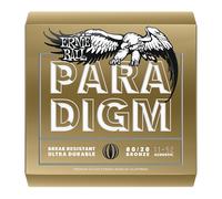 Ernie Ball Paradigm Rottura Resistente 80/20 Acustico Cordoncini, Luce Plettri