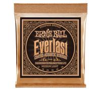 Ernie Ball, Everlast Medium Light Coated Phosphor Bronze, Corde per chitarra acustica, diametro 12-54