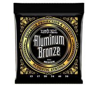 Ernie Ball, Medium Aluminum Bronze, Corde per chitarra acustica, diametro 13-56