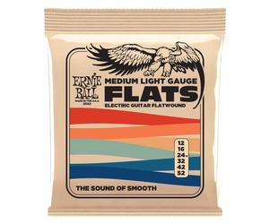Ernie Ball 2582 Medium-light Flat El Guitar 12-52