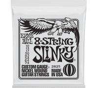 Ernie Ball, Slinky 8-String Nickel Wound, Corde per chitarra elettrica a 8 corde, diametro 10-74