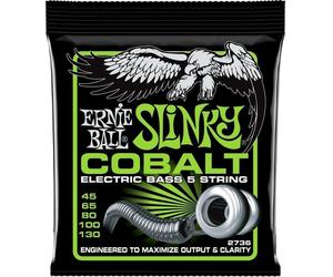 Ernie Ball 2736 Cobalt Slinky 45-130 Corde Basso 5 Corde