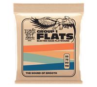 Ernie Ball, Flatwound Group I, Corde per basso elettrico, diametro 55-110
