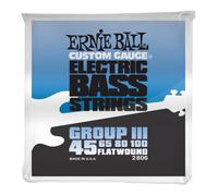Ernie Ball, Flatwound Group III, Corde per basso elettrico, diametro 45-100