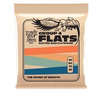 Ernie Ball, Flatwound Group IV, Corde per basso elettrico, diametro 40-95
