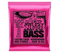 Ernie Ball 2834 Super Slinky Bass Muta Set 4 Corde per Basso Tensione 45-100