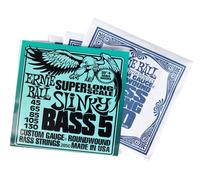 ERNIE BALL - 2850 - SUPER LONG SCALE SLINKY BASS 45-130 - Electric Bass Strings - Set of 6