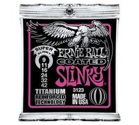 Ernie Ball 3123 Corde Chitarra elettrica 9-42 Coated Super Slinky