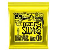 Ernie Ball, Beefy Slinky Nickel Wound, Corde per chitarra elettrica, confezione da 3, diametro 11-54