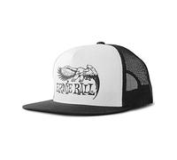 4158 - Cappellino nero con Logo Ernie Ball/Eagle su fondo bianco