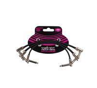 Ernie Ball, Cavo patch piatto a nastro, 15,24 cm, confezione da 3