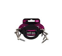 Ernie Ball 6222 12" Flat Ribbon Patch Cable 3-Pack