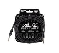 Ernie Ball Flex Cavo per strumenti, dritto/dritto, 3m, nero