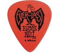 Ernie Ball, Everlast, Plettri da 1,14 mm, colore rosso, confezione da 12