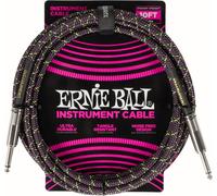 Ernie Ball Cavo per Chitarra Intrecciato, Dritto/Dritto, 3 m - Purple Python