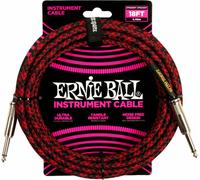 ERNIE BALL - 6396 - Jack/jack cable - 5.5m red and black