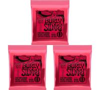 Ernie Ball, Burly Slinky Nickelwound, Corde per chitarra elettrica, diametro 11-52 (Confezione da 3)
