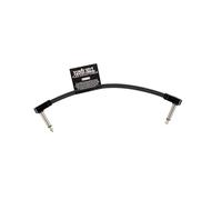 Ernie Ball Flex Patch Cable 6in - Black - Single