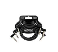 Ernie Ball Flex Patch Cable 12" black set