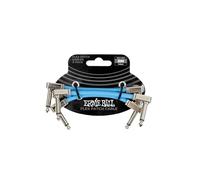 Ernie Ball Flex Patch Cable 3in - Blue - 3 Pack