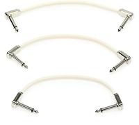 Ernie Ball Cavo patch piatto a nastro 15,24 cm confezione da 3 bianco