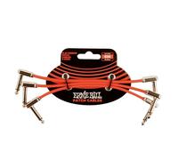 Ernie Ball Red Flex Ribbon Patch Cable 6"