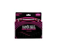 Ernie Ball, Cavo patch piatto a nastro per pedaliera, confezione multipla, colore bianco