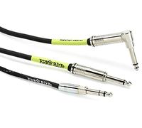 Ernie Ball Instrument and Headphone Cable Nero 50,5 cm Dritto - Angolo