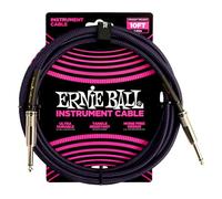 ERNIE BALL - 6393 - Jack/jack cable - 3m black and purple