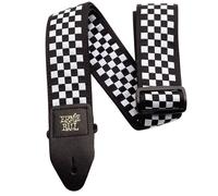 Ernie Ball Classic Jacquard Black & White Tracolla Tessuto