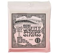 Ernie Ball Concert/Tenor Clear Nylon Ball-End, Corde per ukulele con Sol avvolto