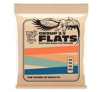 Ernie Ball Corde per basso elettrico Flatwound Group 2.5 - Calibro 45-105