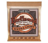 Ernie Ball 2150 Earthwood Extra Light 010/050 Muta Corde per Chitarra Acustica P