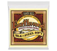 Ernie Ball, Earthwood Silk and Steel Soft 80/20 Bronze, Corde per chitarra acustica, diametro 11-52