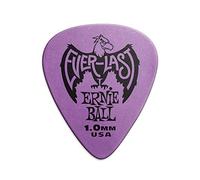 Ernie Ball, Everlast, Plettri da 1,0 mm, colore viola, confezione da 12