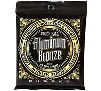 Ernie Ball, Extra Light Aluminum Bronze, Corde per chitarra acustica, diametro 10-50