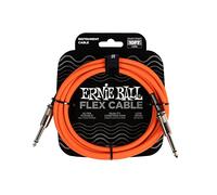Ernie Ball Flex Cavo per strumenti, dritto / dritto, 3m, colore arancia
