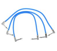 Ernie Ball Flex Patch Cable 12" blue set