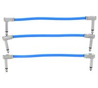 Ernie Ball Flex Patch Cable 6" blue set