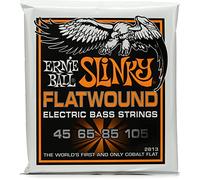 ERNIE BALL - 2813 - HYBRID SLINKY FLATWOUND 45-105 - Electric Bass Strings - Set of 4