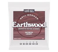Ernie Ball Medium Light Earthwood Bell Bronze Corde per Chitarra Acustica 12-54