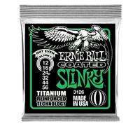 Ernie Ball, Not Even Slinky Coated Titanium RPS, Corde per chitarra elettrica, diametro 12-56