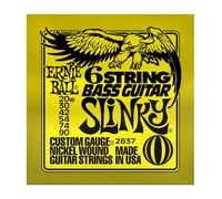 Ernie Ball P02837 Slinky 020/090 Set 6 Corde per Basso Elettrico Nickel Wound...