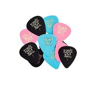 Ernie Ball, Plettri Thin in cellulosa, colori assortiti, confezione da 12