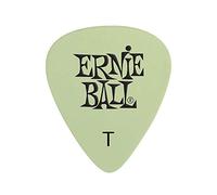 Ernie Ball, Plettro super fosforescente in cellulosa, Thin, confezione da 12