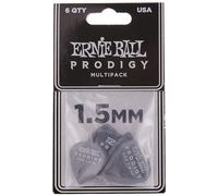 Ernie Ball, Prodigy Multipack, Plettri da 1,5 mm, colore nero, confezione da 6